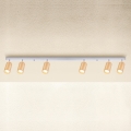 Brilagi - Reflektor SELE 6xGU10/30W/230V bela/hrastov dekor