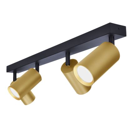 Brilagi - Reflektor SELE GOLDEN 4xGU10/30W/230V črna/zlata