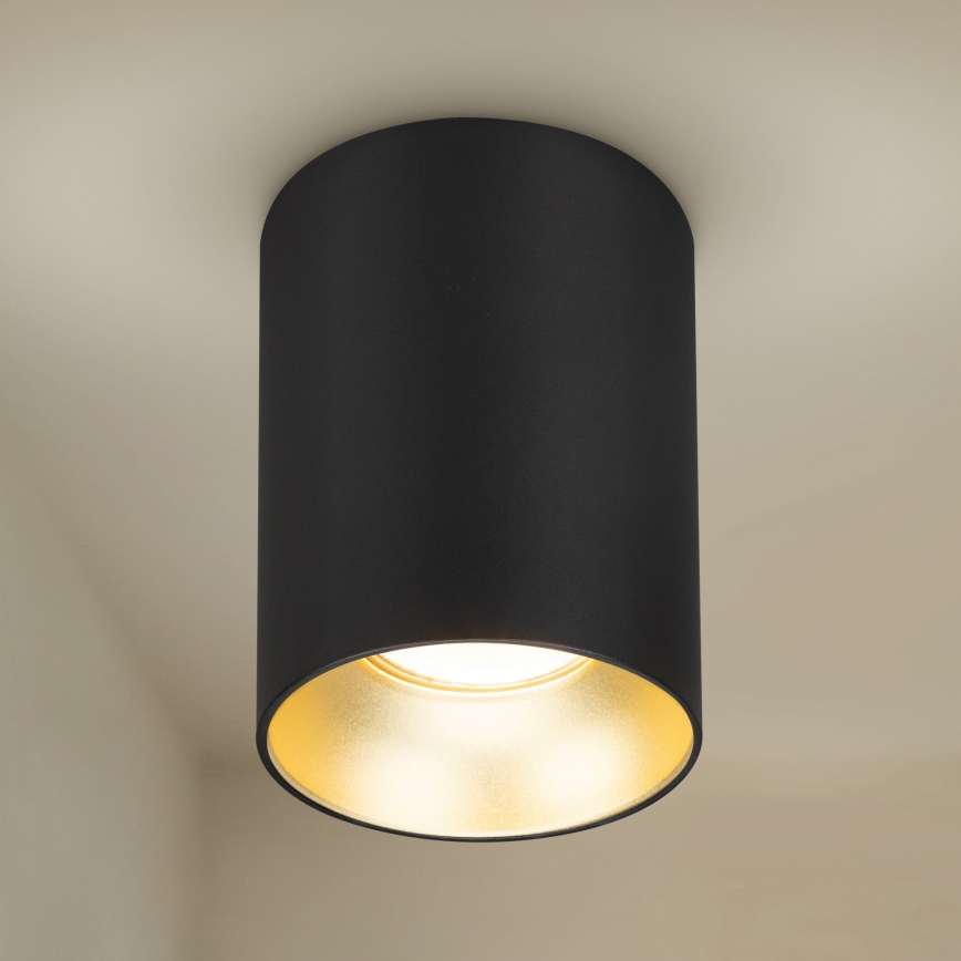 Brilagi - Reflektor TRINE 1xGU10/30W/230V črna/zlata