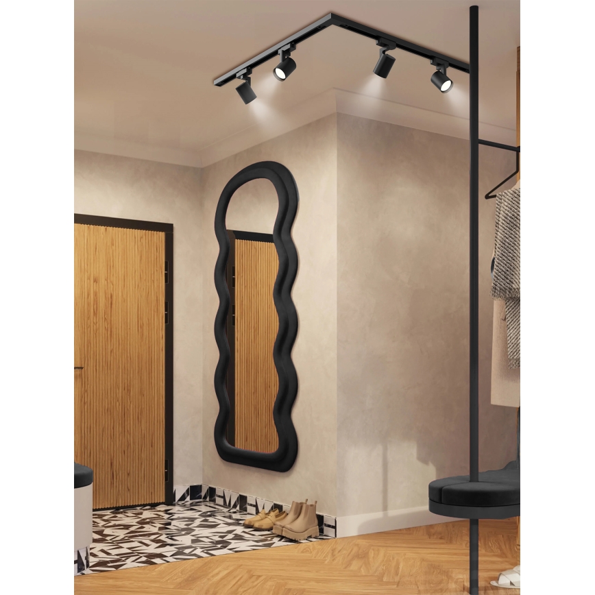 Brilagi - Reflektor za tirni sistem HUSKY 4xGU10/10W/230V črna