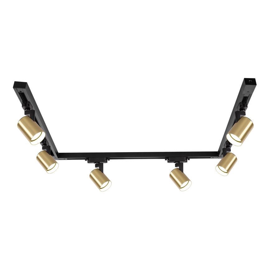 Brilagi - reflektor za tirni sistem HUSKY 6xGU10/10W/230V črna/zlata