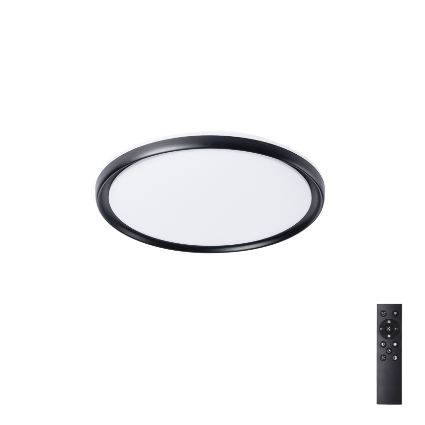 Brilagi - Zatemnjevalna LED stropna svetilka RIVO LED/72W/230V 3000-6000K črna, premer 50 cm + daljinsko upravljanje