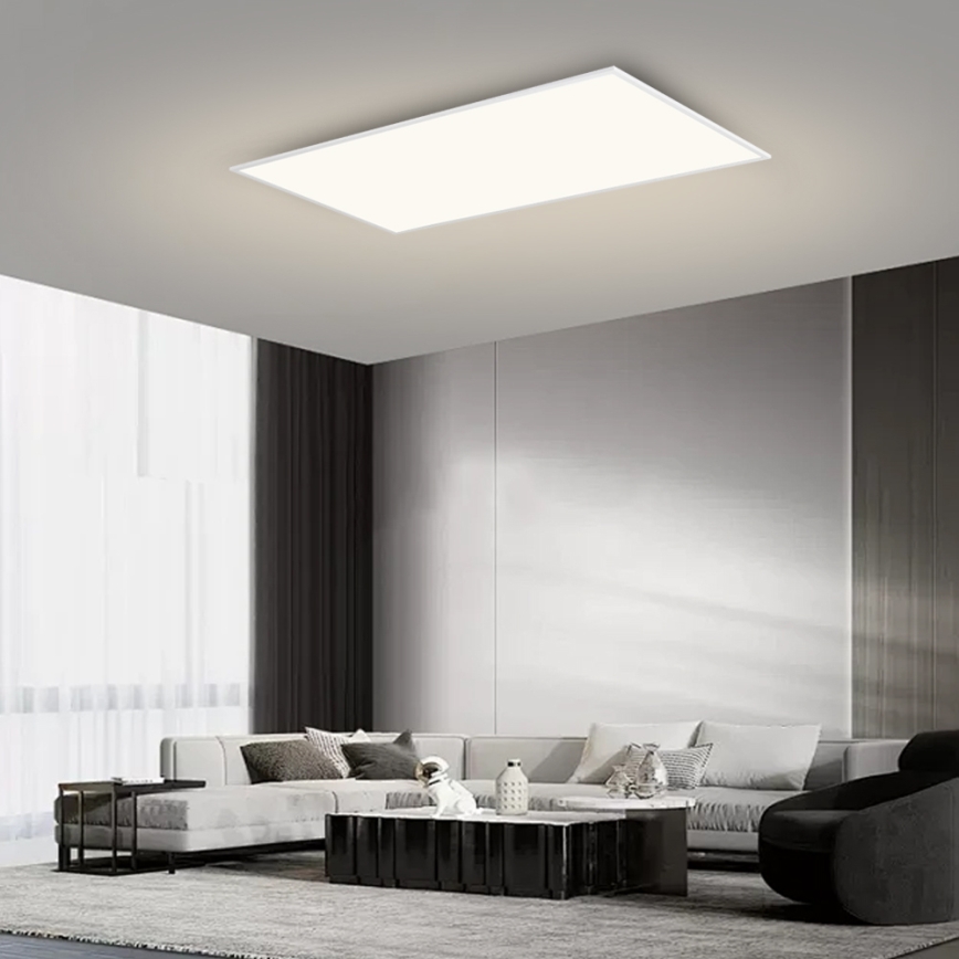 Brilagi - LED zatemnjevalno stropno svetilo SLIMFRAME LED/80W/230V 120x60 cm 3000-6000K bela + daljinski upravljalnik
