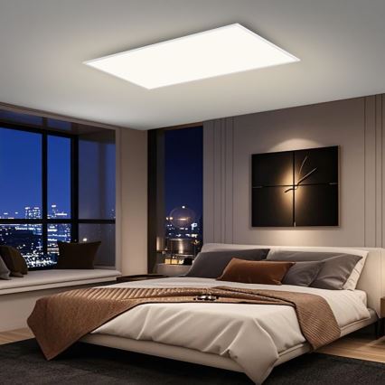 Brilagi - LED zatemnjevalno stropno svetilo SLIMFRAME LED/80W/230V 120x60 cm 3000-6000K bela + daljinski upravljalnik