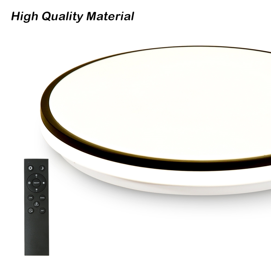 Brilagi - Zatemnljivo stropno svetilo SMART LED/24W/230V premer 38 cm 3000-6000K Wi-Fi Tuya Beacon + daljinski upravljalnik