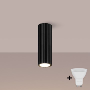 Brilagi - Smerna stropna svetilka CRESTO 1xGU10/10W/230V 20 cm črna