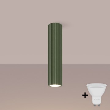 Brilagi - Smerna svetilka CRESTO 1xGU10/10W/230V 30 cm zelena