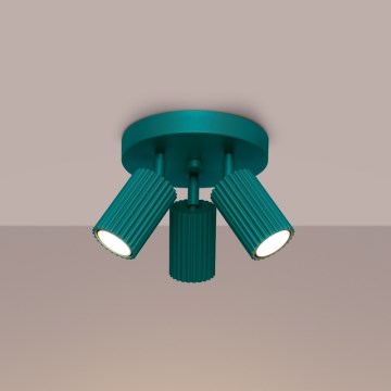 Brilagi - Smerna svetilka CRESTO 3xGU10/10W/230V turkizna