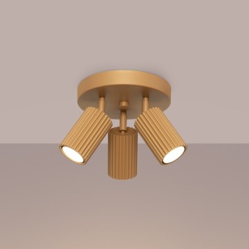 Brilagi - smerna svetilka CRESTO 3xGU10/10W/230V zlata