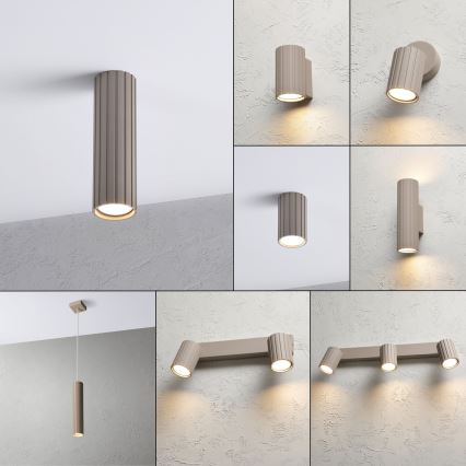 Brilagi - Smerna svetilka CRISPINA 1xGU10/10W/230V 20 cm bež