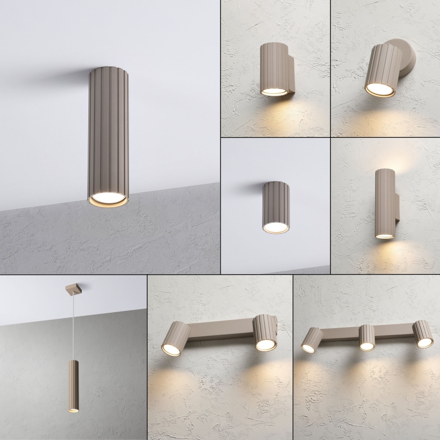 Brilagi - Smerna svetilka CRISPINA 1xGU10/10W/230V 20 cm bež