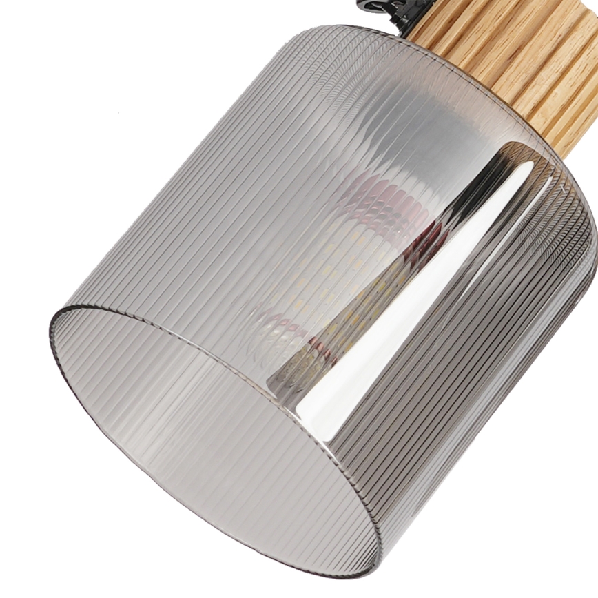 Brilagi - smerna svetilka HYGGE 4xE14/15W/230V lesena/dimna