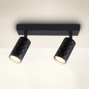 Brilagi - Smerna svetilka SELE DIAMANT 2xGU10/30W/230V črna