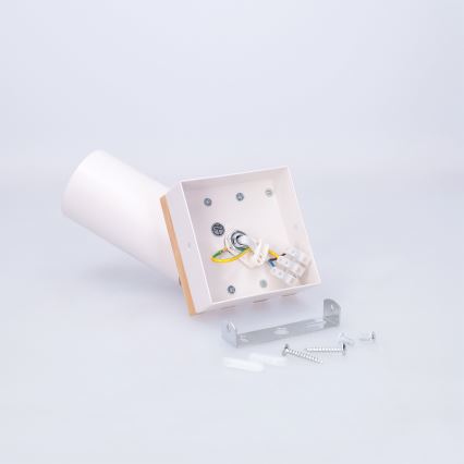 Brilagi - Smerna svetilka SELE WOOD ACOUSTIC 1xGU10/30W/230V bela/les