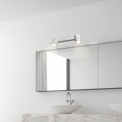 Brilagi - Smerno stropno svetilo CRISPINA 2xGU10/10W/230V bela