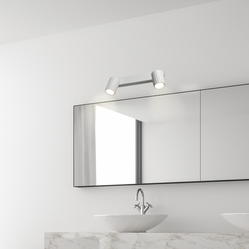 Brilagi - Smerno stropno svetilo CRISPINA 2xGU10/10W/230V bela