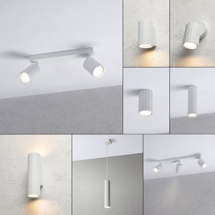 Brilagi - Smerno stropno svetilo CRISPINA 2xGU10/10W/230V bela