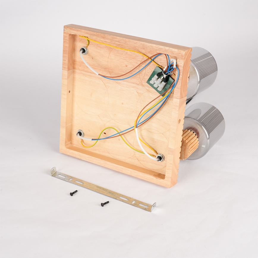 Brilagi - Smerno svetilo HYGGE 4xE14/15W/230V kaučukovec/dimna