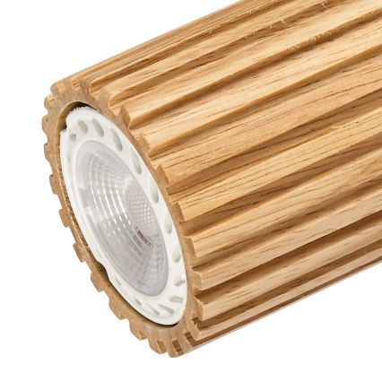 Brilagi - Smerno svetilo MODERN WOOD 4xGU10/8W/230V les/bela
