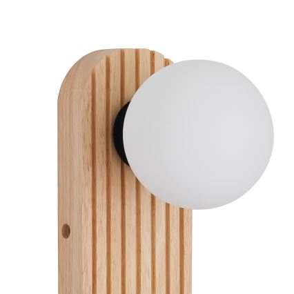Brilagi - Stenska točkovna svetilka MODERN WOOD 1xG9/5W/230V + 1xGU10/8W gumijast les