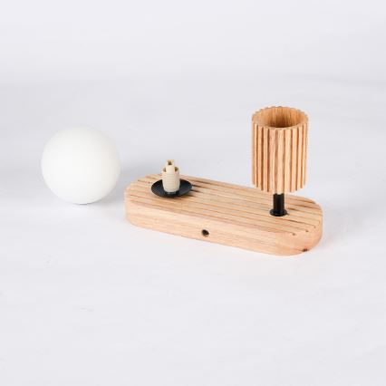 Brilagi - Stensko točkovno svetilo MODERN WOOD 1xG9/5W/230V + 1xGU10/8W, leseno