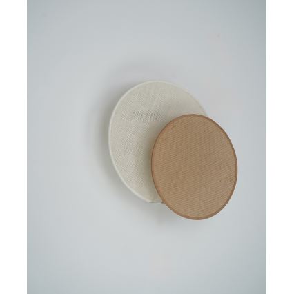 Brilagi - Stenska svetilka CIRCLES 1xE27/15W/230V 35x32 cm bež/krem barva
