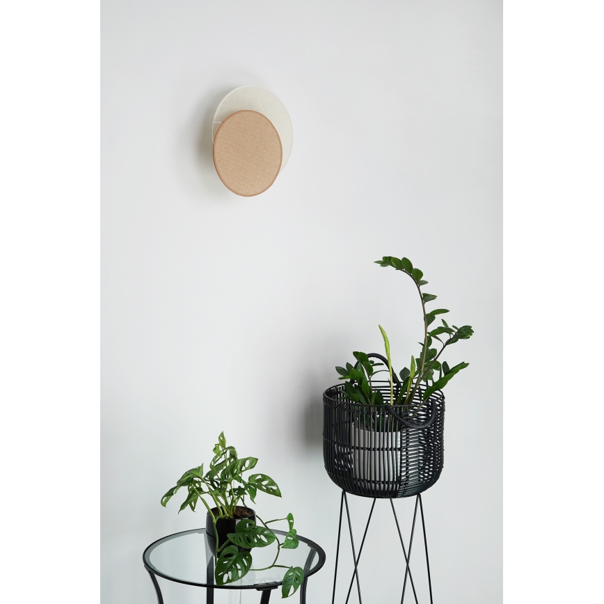 Brilagi - Stenska svetilka CIRCLES 1xE27/15W/230V 35x32 cm bež/krem barva