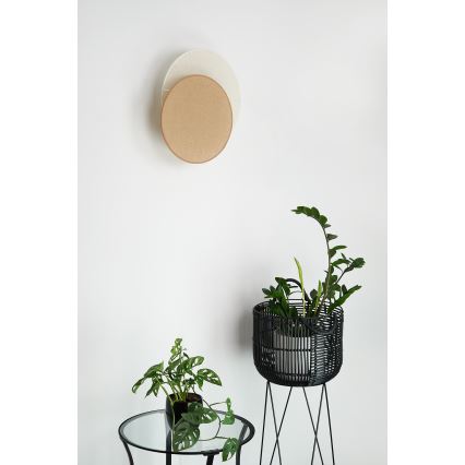 Brilagi - Stenska svetilka CIRCLES 1xE27/15W/230V 45x45 cm bež/krem barva