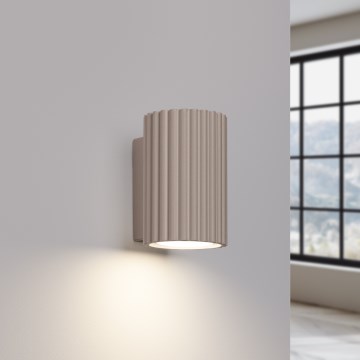 Brilagi - Stenska svetilka CRESTO 2xGU10/10W/230V 10 cm taupe