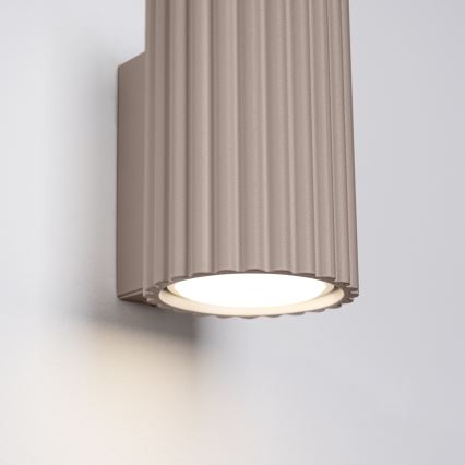 Brilagi - Stenska svetilka CRESTO 2xGU10/10W/230V 10 cm taupe