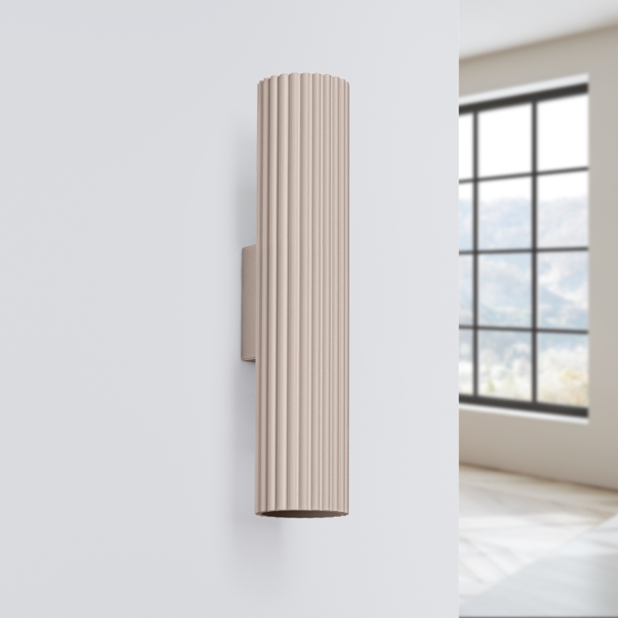 Brilagi - Stenska svetilka CRESTO 2xGU10/10W/230V 20 cm taupe