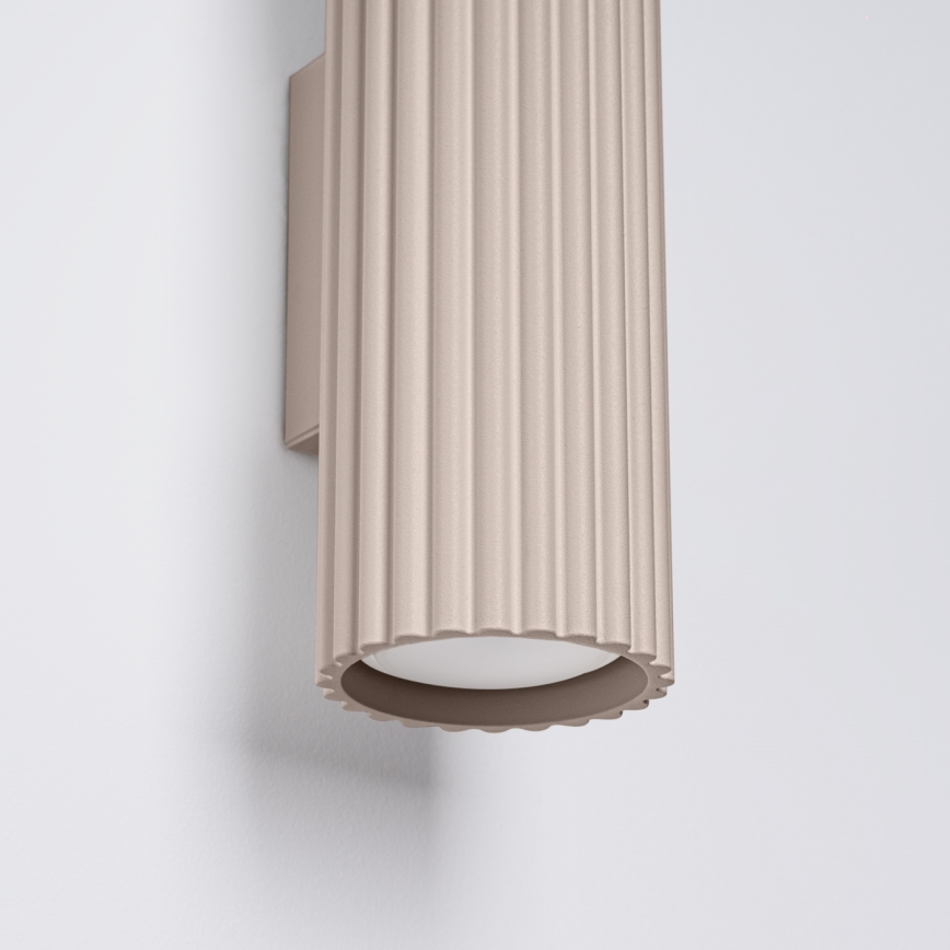 Brilagi - Stenska svetilka CRESTO 2xGU10/10W/230V 20 cm taupe