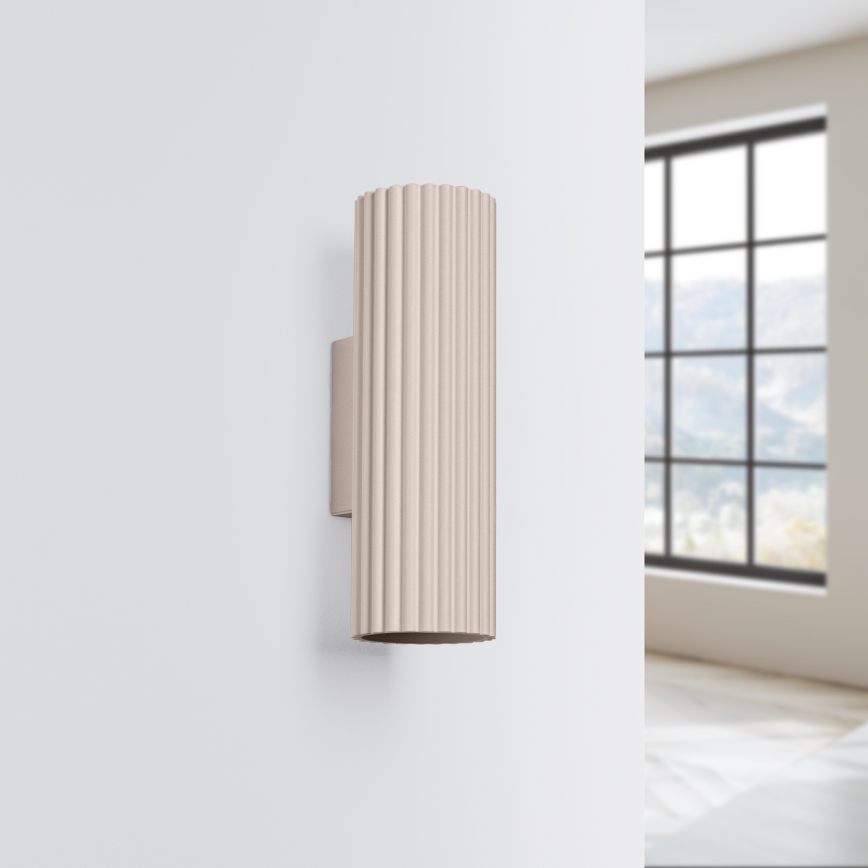 Brilagi - Stenska svetilka CRESTO 2xGU10/10W/230V 30 cm taupe