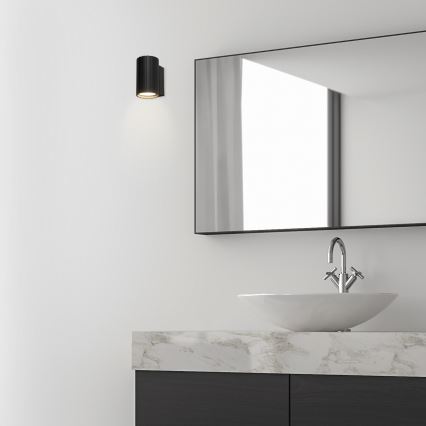 Brilagi - Stenska svetilka CRISPINA 1xGU10/10W/230V 10 cm črna