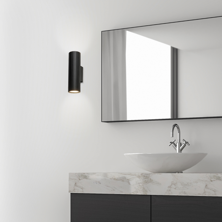 Brilagi - Stenska svetilka CRISPINA 2xGU10/10W/230V 20 cm črna