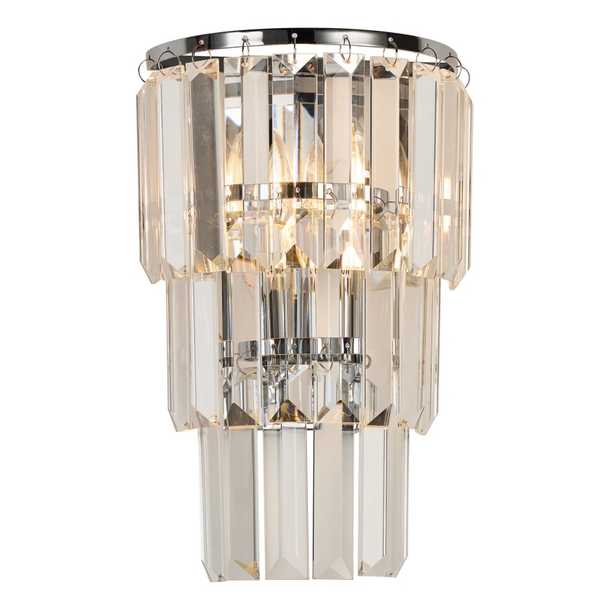 Brilagi - Stenska svetilka CRYSTAL 1xE14/60W/230V sijajni krom