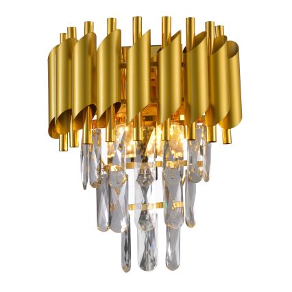 Brilagi - Stenska svetilka ECLIPSE 2xE14/10W/230V zlata