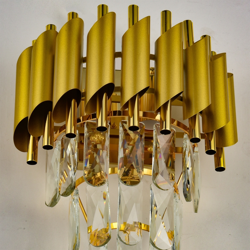 Brilagi - Stenska svetilka ECLIPSE 2xE14/10W/230V zlata