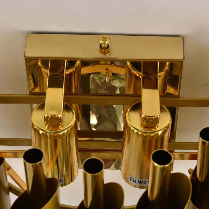 Brilagi - Stenska svetilka ECLIPSE 2xE14/10W/230V zlata