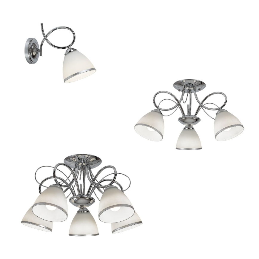 Brilagi - Stenska svetilka FRED 1xE27/60W/230V, krom visokega sijaja