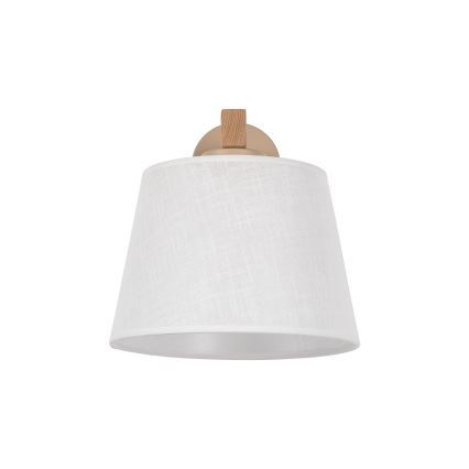 Brilagi - Stenska svetilka LATTE SABIA 1xE27/60W/230V borovica/bela