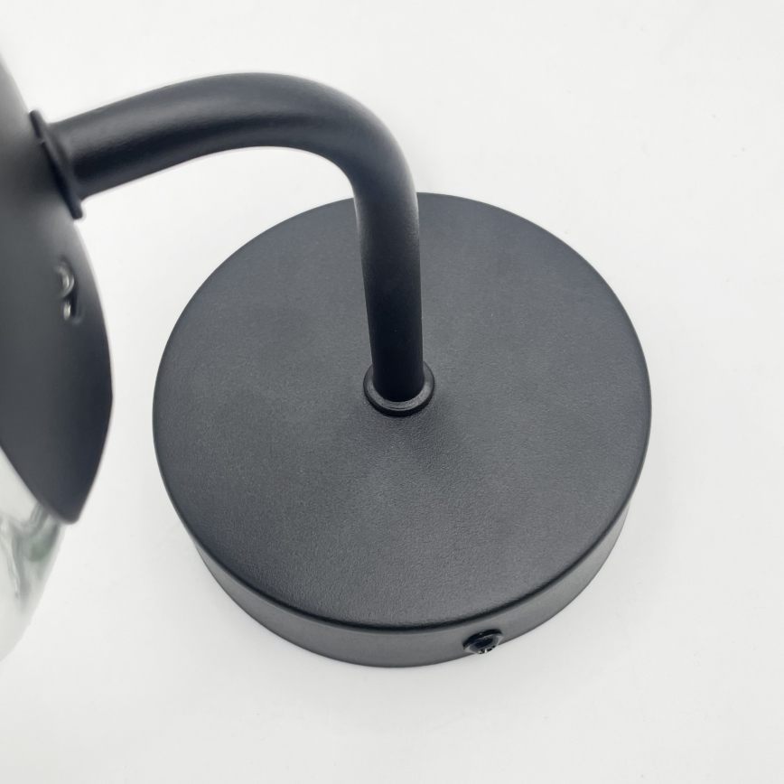 Brilagi - Stenska svetilka MALIVA 1xE14/15W/230V črna/prozorna