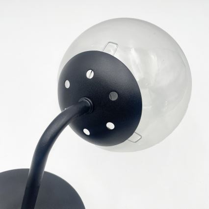 Brilagi - Stenska svetilka MALIVA 1xE14/15W/230V črna/prozorna