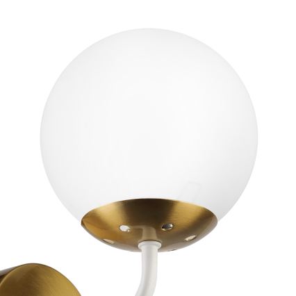 Brilagi - Stenska svetilka MALIVA 1xE14/15W/230V zlata/bela