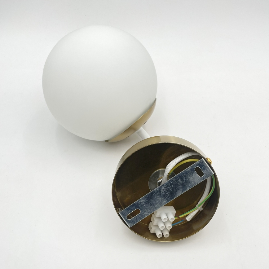 Brilagi - Stenska svetilka MALIVA 1xE14/15W/230V zlata/bela