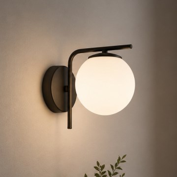 Brilagi - Stenska svetilka MILO 1xE27/60W/230V črna