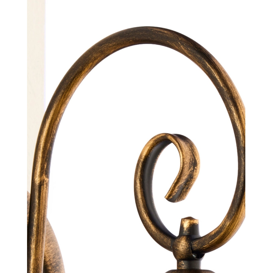 Brilagi - Stenska svetilka MOLLERO 1xE27/15W/230V bronza/patina