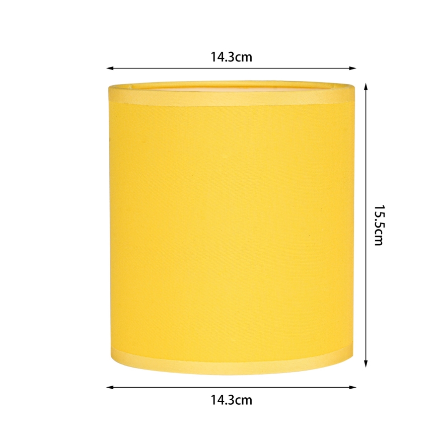 Brilagi - Stenska svetilka NUBILA WOOD 1xE27/25W/230V hrast/črna/rumena