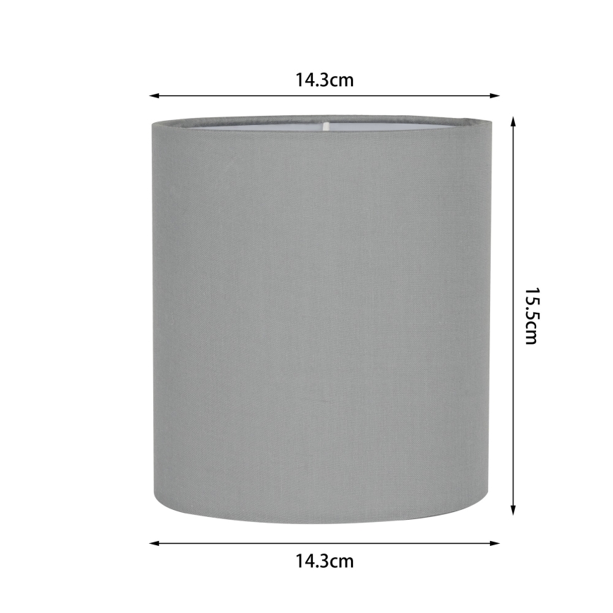 Brilagi - Stenska svetilka NUBILA WOOD 1xE27/25W/230V hrast/črna/svetlo siva