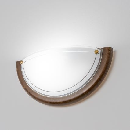 Brilagi - Stenska svetilka ORBIS 1xE27/60W/230V 30 cm, borov les